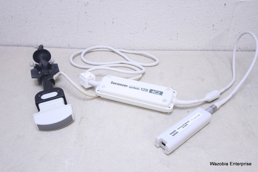 TERASON ULTRASOUND SYSTEM PROBE 128 4C2 WITH EXTERNAL DC MODULE DIAGNOSTIC ULTRASOUND MACHINES FOR SALE
