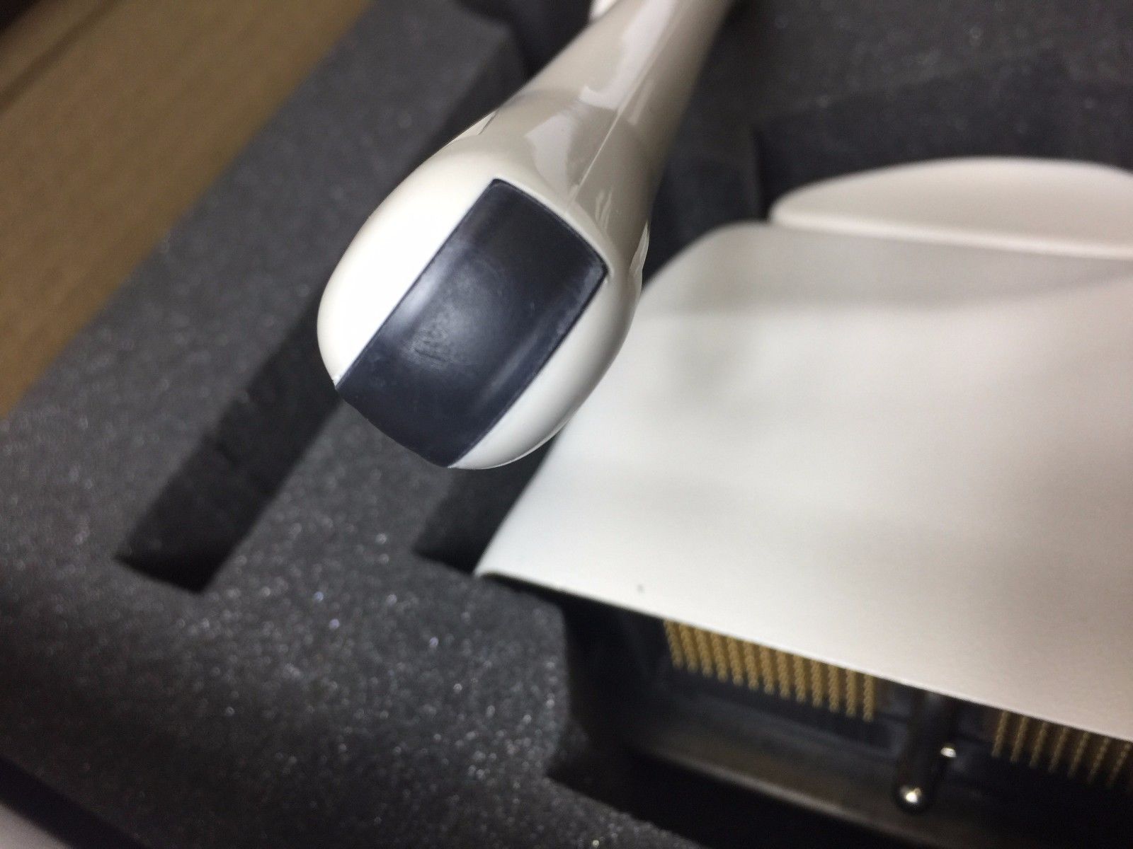 close up of probe