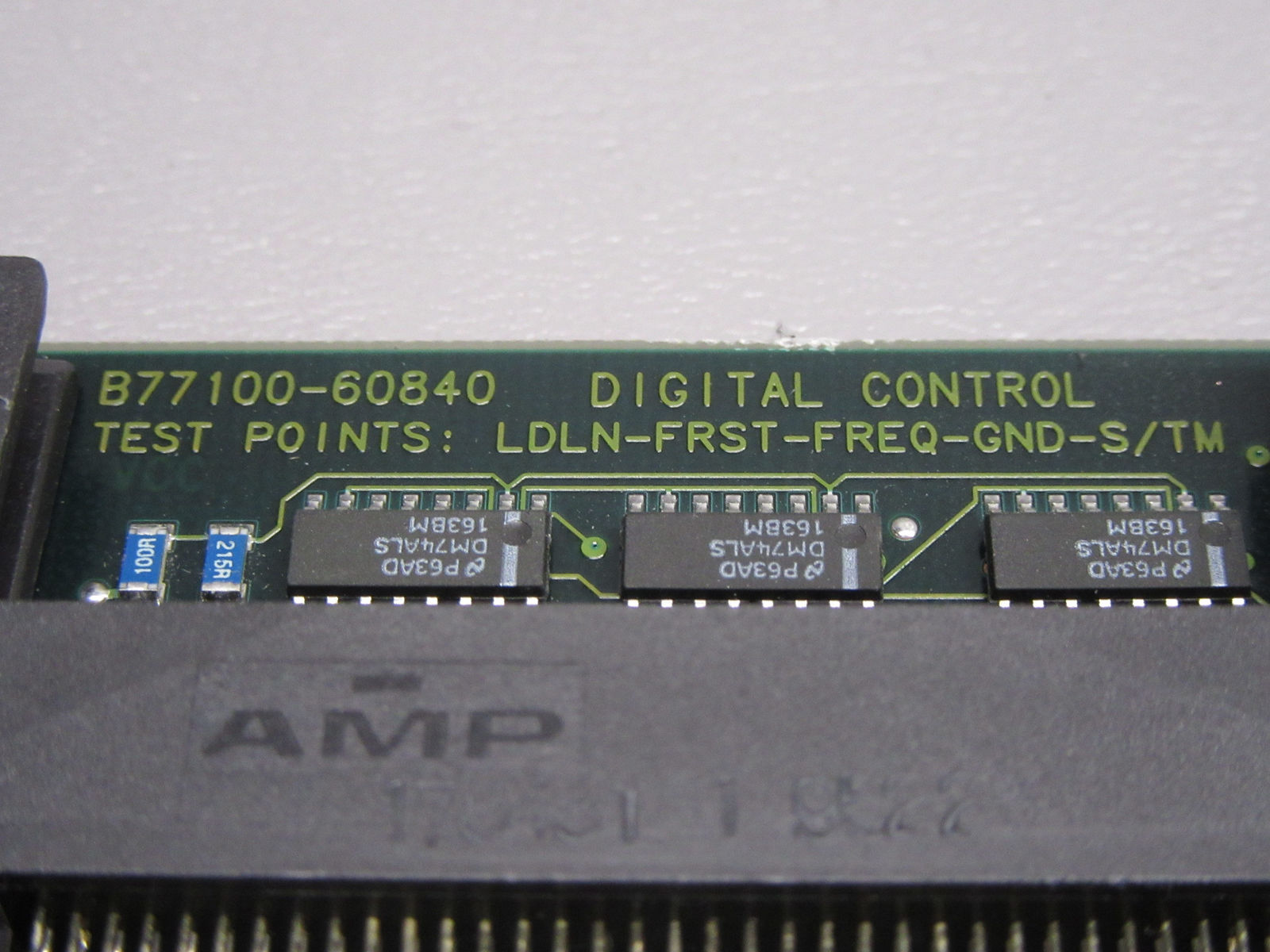a close up of a computer motherboard with some wires
