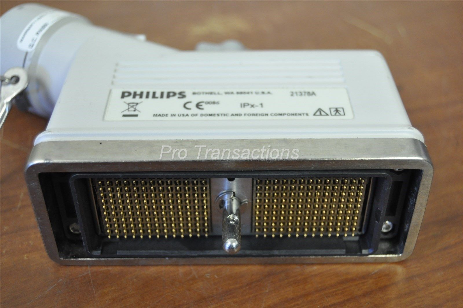 closeup of probe