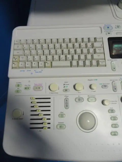 GE Logiq 500 Pro Series Ultrasound W/ C358, S222, LA39 Probes & Printer ~ 13875 DIAGNOSTIC ULTRASOUND MACHINES FOR SALE