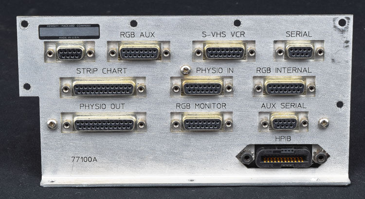 HP Sonos 1000 Diagnostic Ultrasound Rear I/O Panel Board