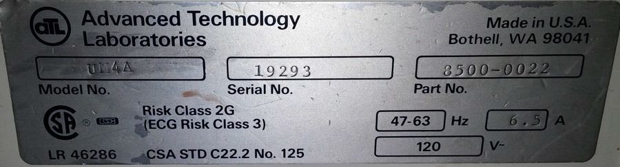 label of closeup