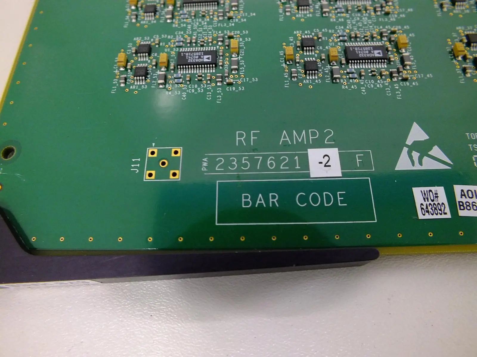 GE Loqic 9 Ultrasound RF AMP2 Board 2357621-2 F 2357622 REV 4 DIAGNOSTIC ULTRASOUND MACHINES FOR SALE