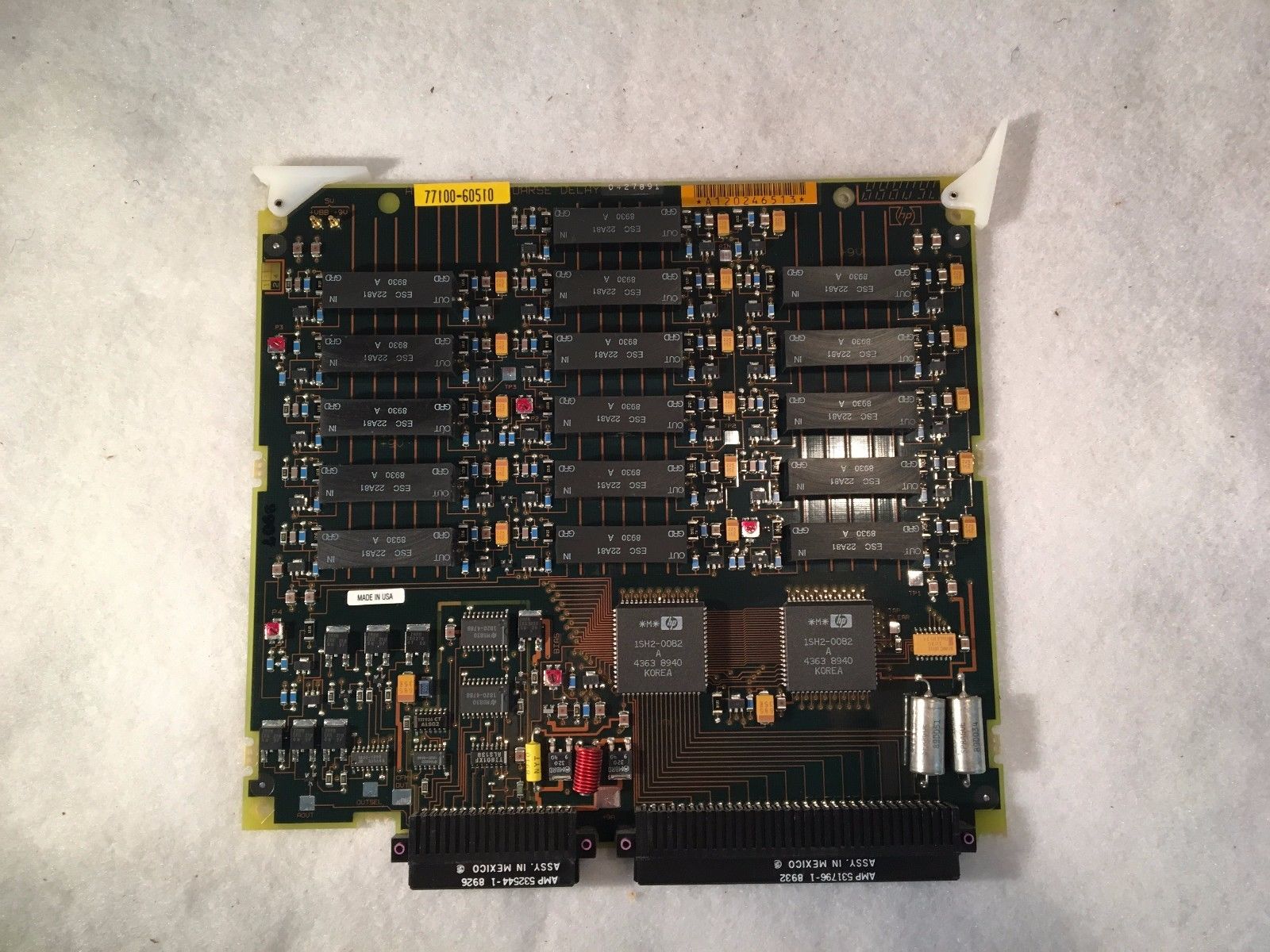 a close up of a motherboard with many wires