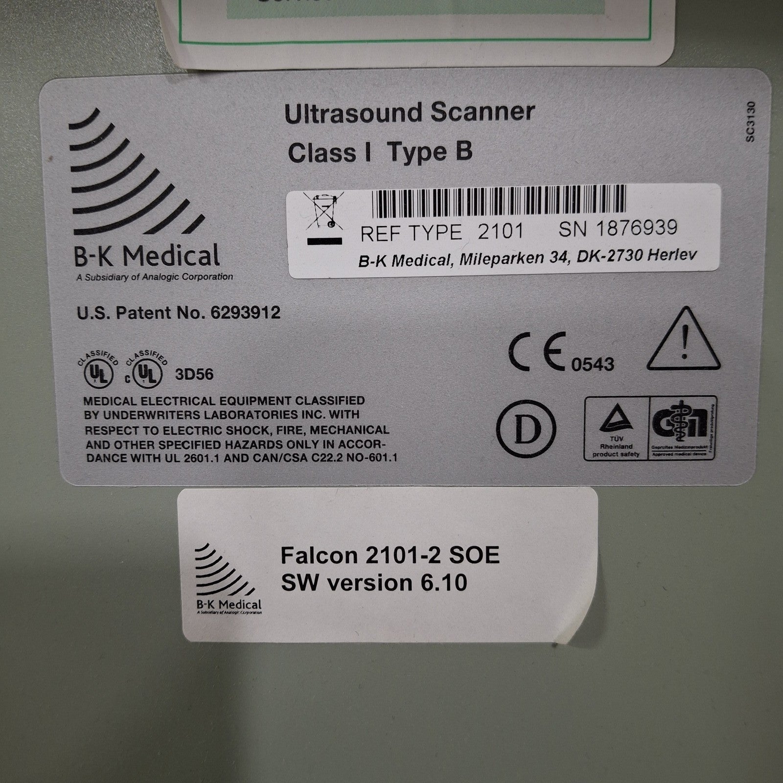 B-K Medical 2101 Falcon Ultrasound