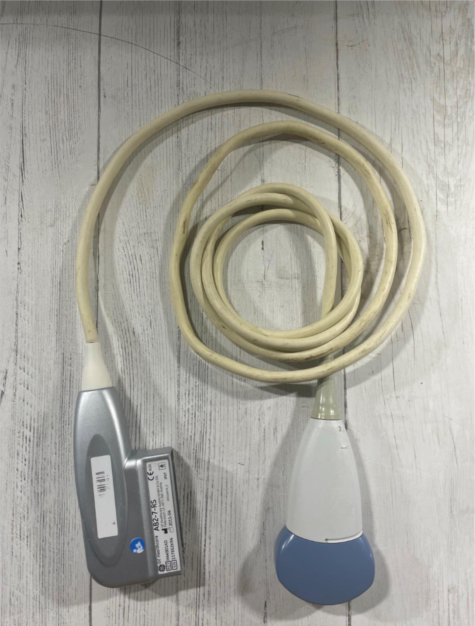 GE Healthcare AB2-7-RS Ultrasound Probe REF:H44901AD SN:117852KR4 DIAGNOSTIC ULTRASOUND MACHINES FOR SALE