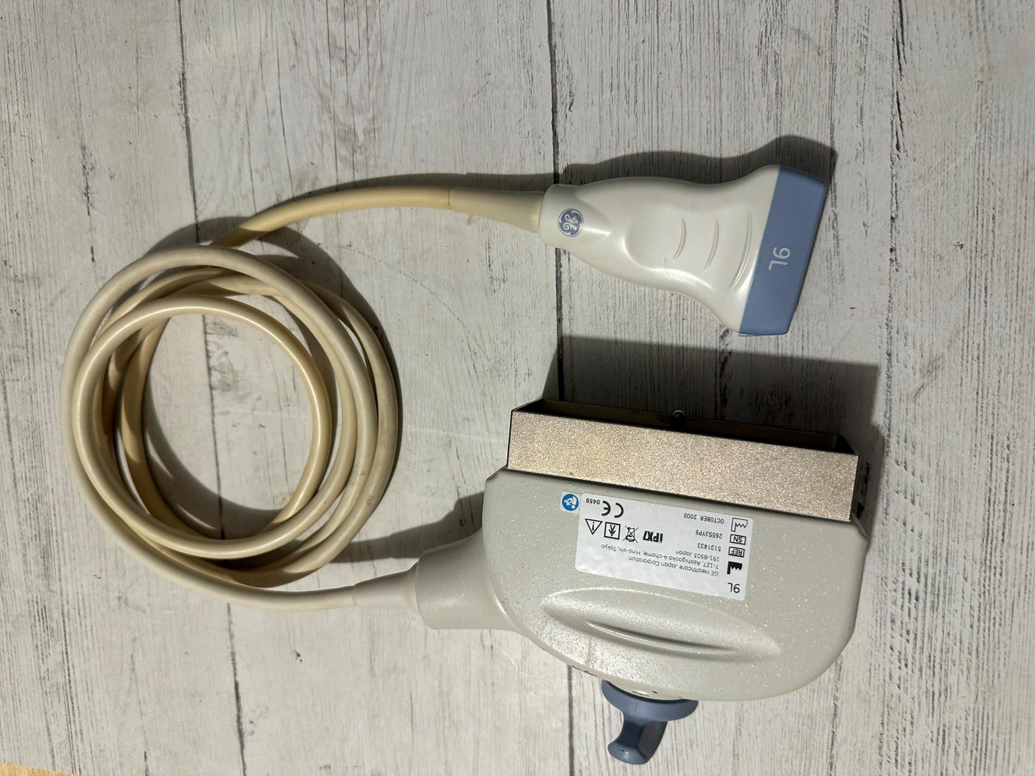 GE 9L Ultrasound Linear Array  Probe Transducer for Logiq 9, Model 5131433  2008 DIAGNOSTIC ULTRASOUND MACHINES FOR SALE