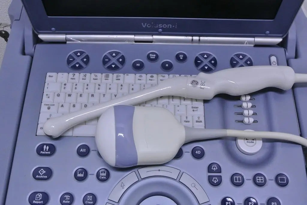 GE Voluson I Ultrasound System P2.5MHz 3D Convex(RAB2-5-RS 8MHz Transvaginal(E8C DIAGNOSTIC ULTRASOUND MACHINES FOR SALE