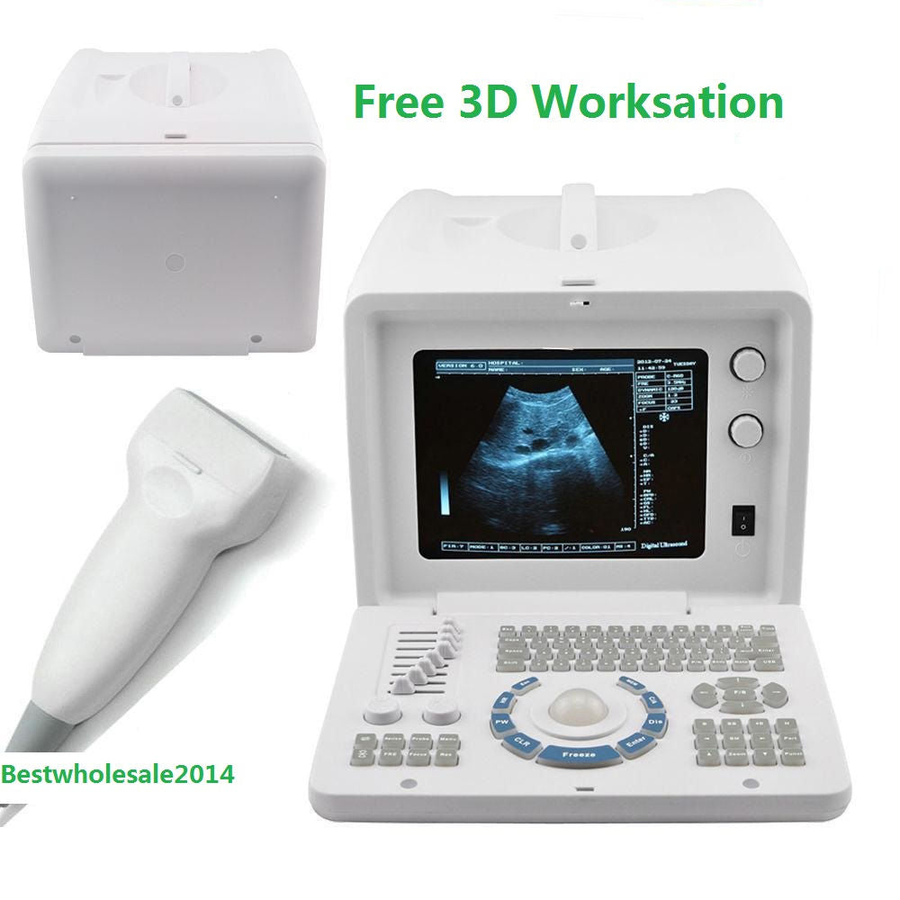 Medical  B Ultrasound Ultrasound Scanner Machine + Linear Probe/Sensor + 3D A+ 190891833112 DIAGNOSTIC ULTRASOUND MACHINES FOR SALE
