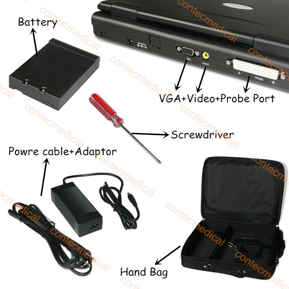 Portable Ultrasound Scanner Diagnostic Ultrasound Machine Convex+Transvaginal US DIAGNOSTIC ULTRASOUND MACHINES FOR SALE