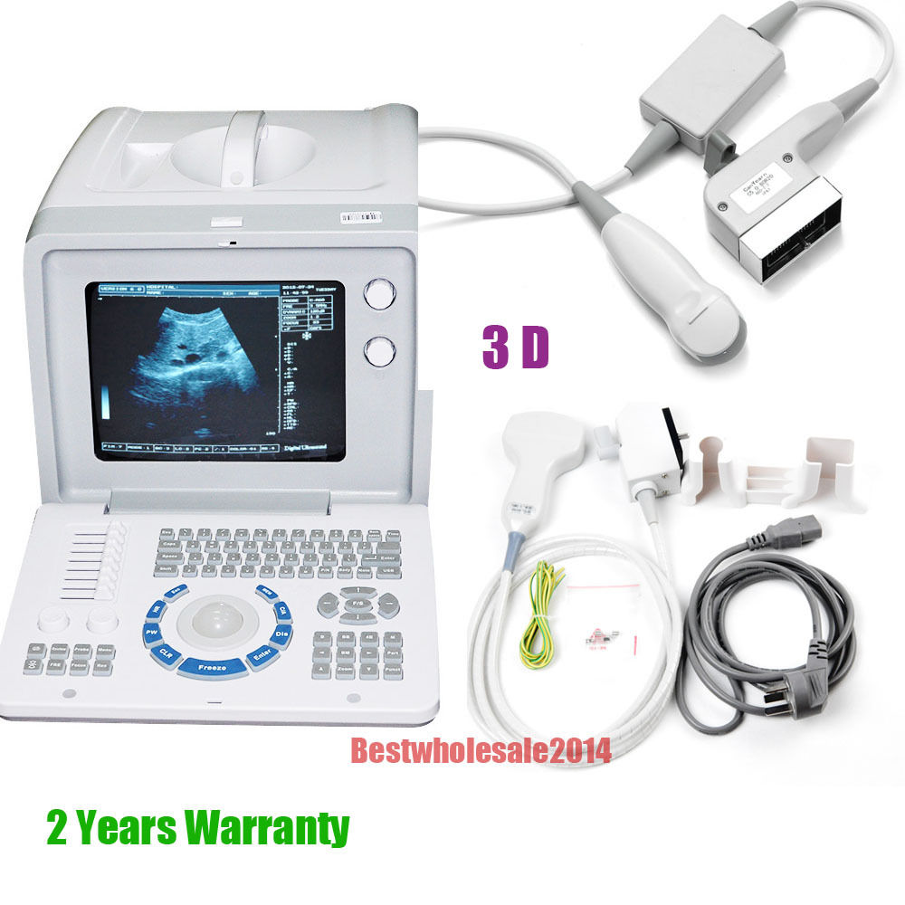 Digital Ultrasound Scanner B ultrasonic Machine Convex Micro-Convex  2 probe 3D 190891391452 DIAGNOSTIC ULTRASOUND MACHINES FOR SALE