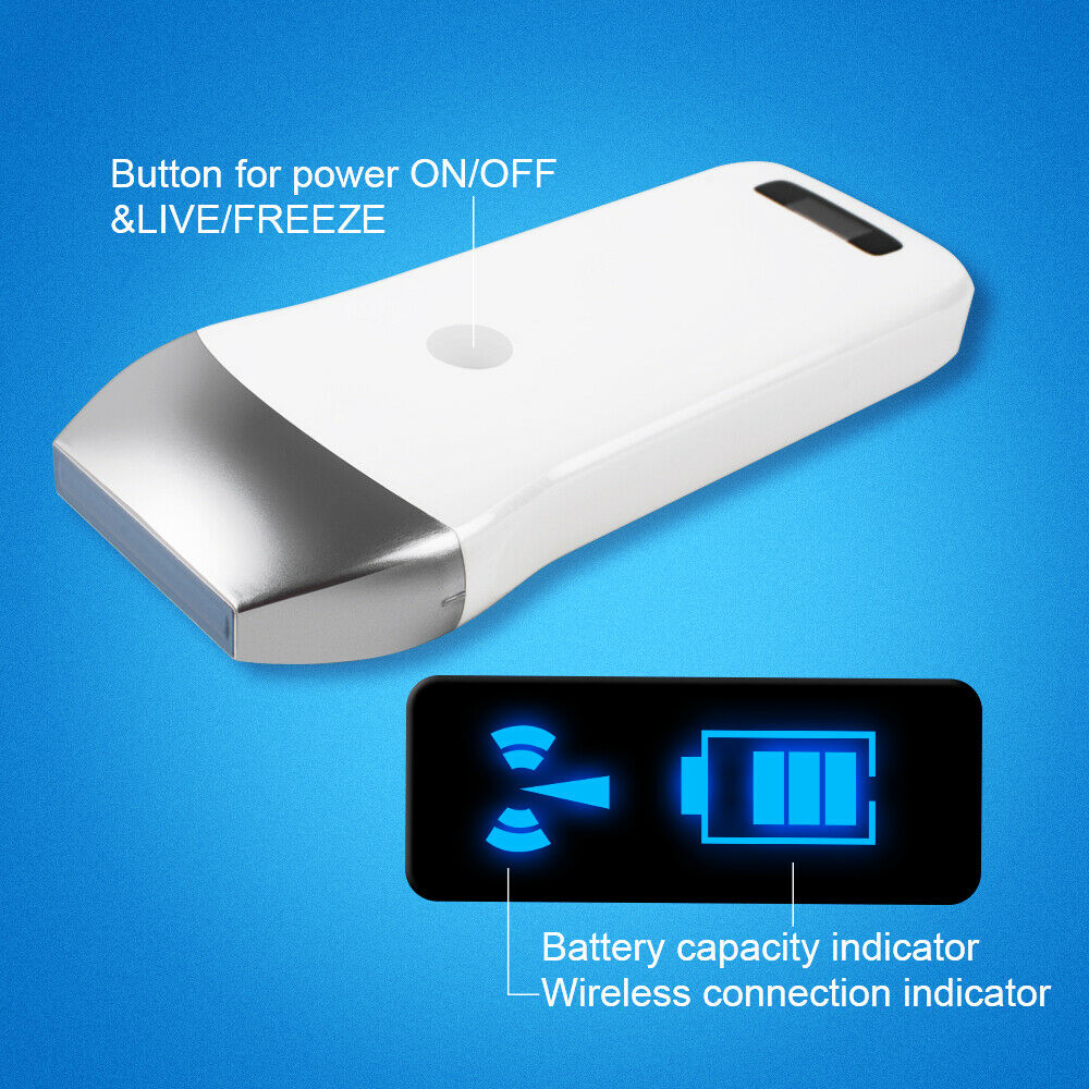 Handheld Wireless WIFI Ultrasound Scanner Machine Linear Array Probe 7.5Mhz DIAGNOSTIC ULTRASOUND MACHINES FOR SALE