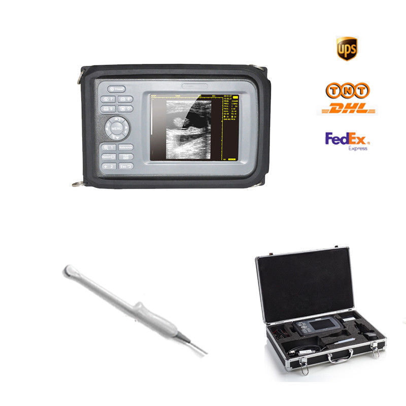 Handheld LCD Digital SystemUltrasound Scanner + 6.5MHz Transvaginal Probe 64Case 190891411099 DIAGNOSTIC ULTRASOUND MACHINES FOR SALE