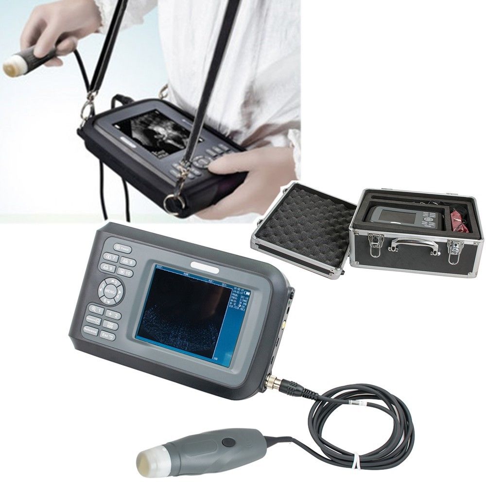 Laptop Wrist Ultrasound Scanner Machine Handheld Animal Veterinary +Convex Probe DIAGNOSTIC ULTRASOUND MACHINES FOR SALE