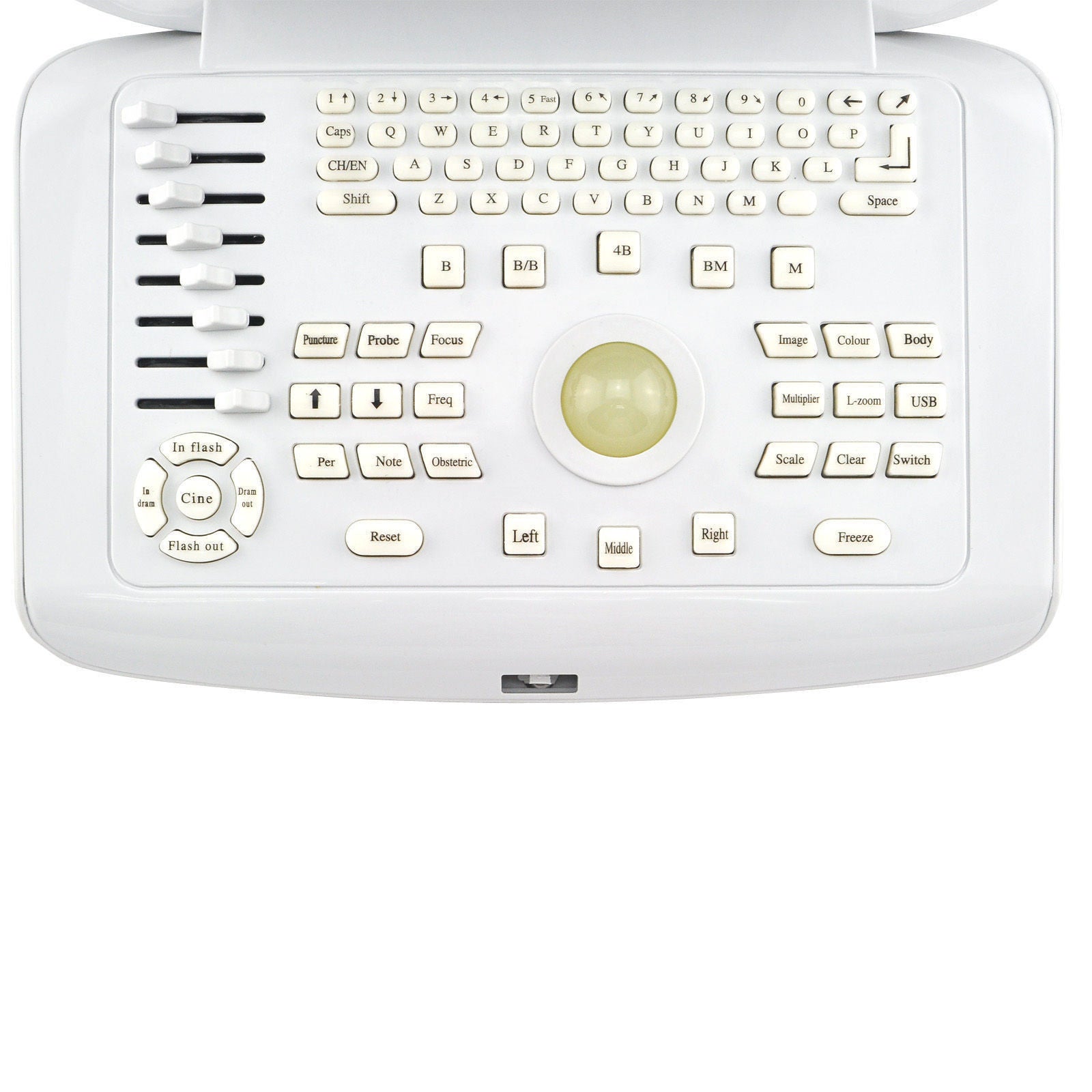 Portable Digital Ultrasound Scanner Transvaginal probe + 3D software USB VGA DIAGNOSTIC ULTRASOUND MACHINES FOR SALE