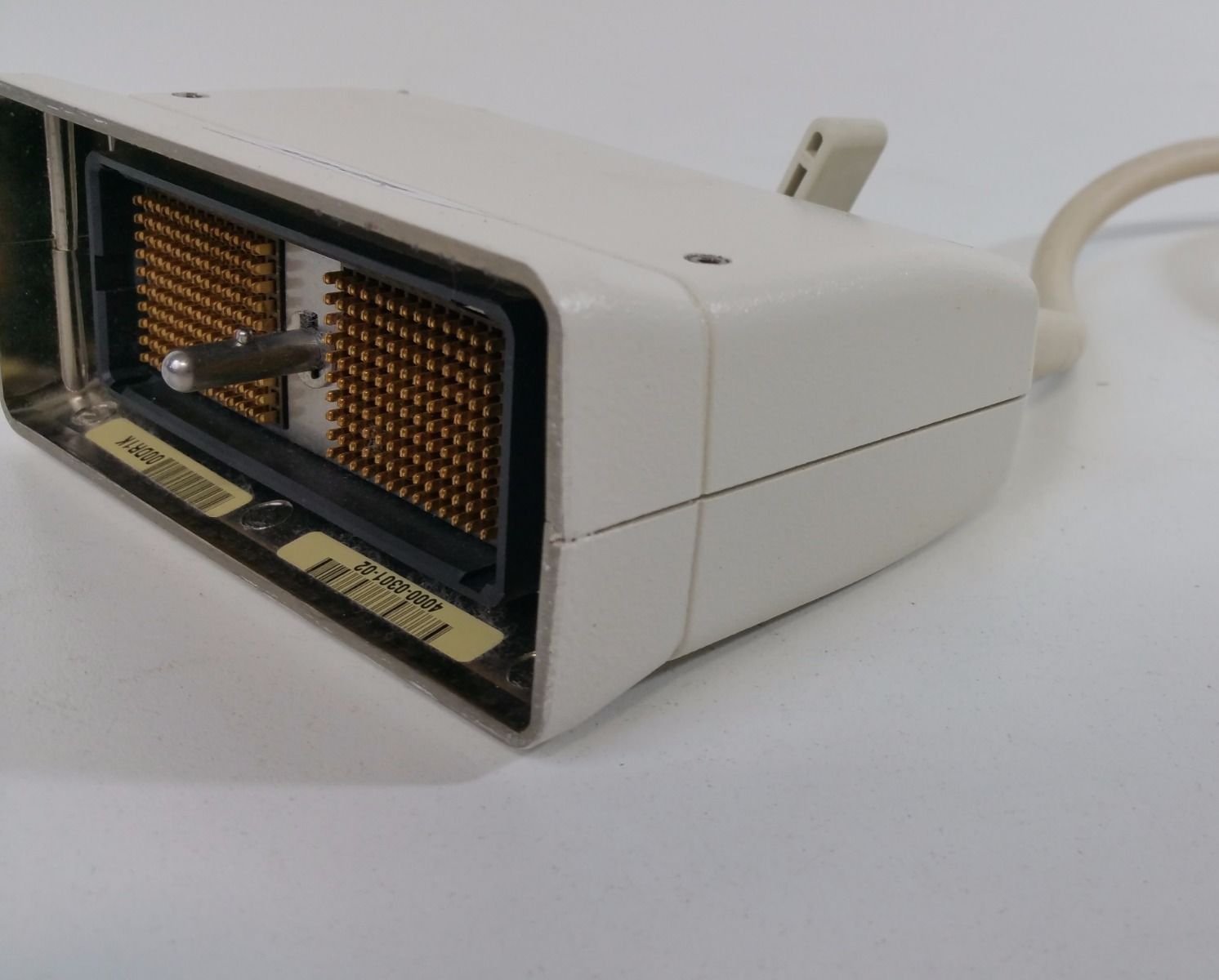 close up of probe sideways angle