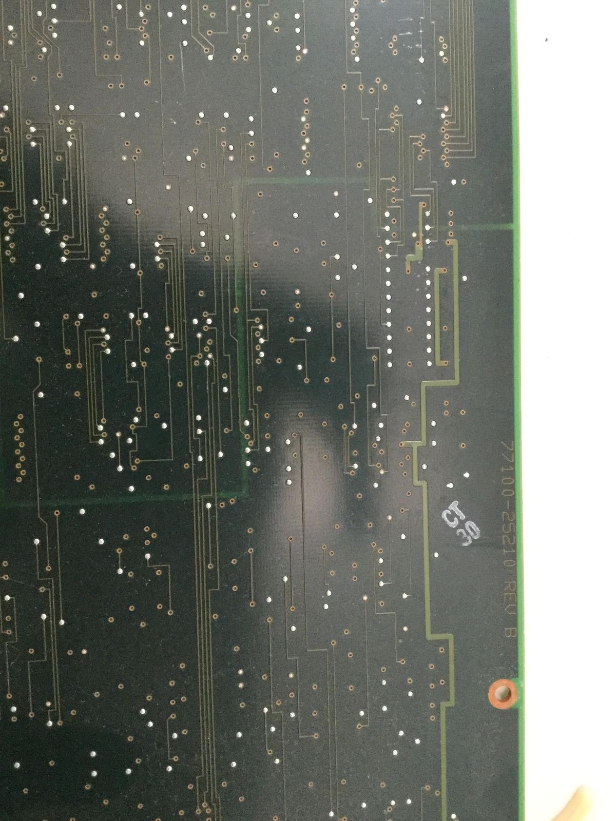 a close up of a piece of electronic equipment